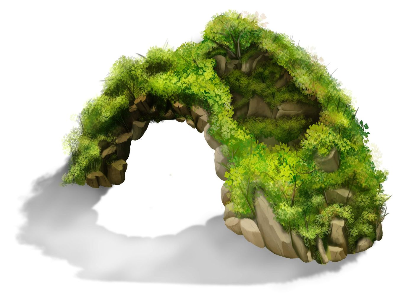 Digital wildlife and environment painting