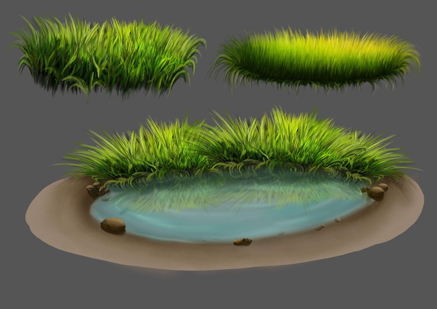Digital wildlife and environment painting