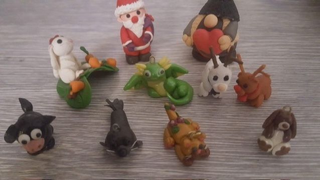 Hand-made character figure