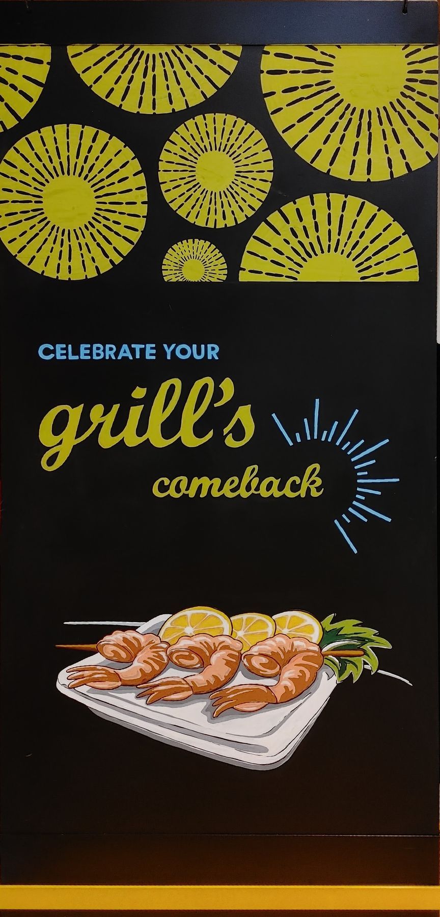 Hand-lettered chalkboard and retail signage