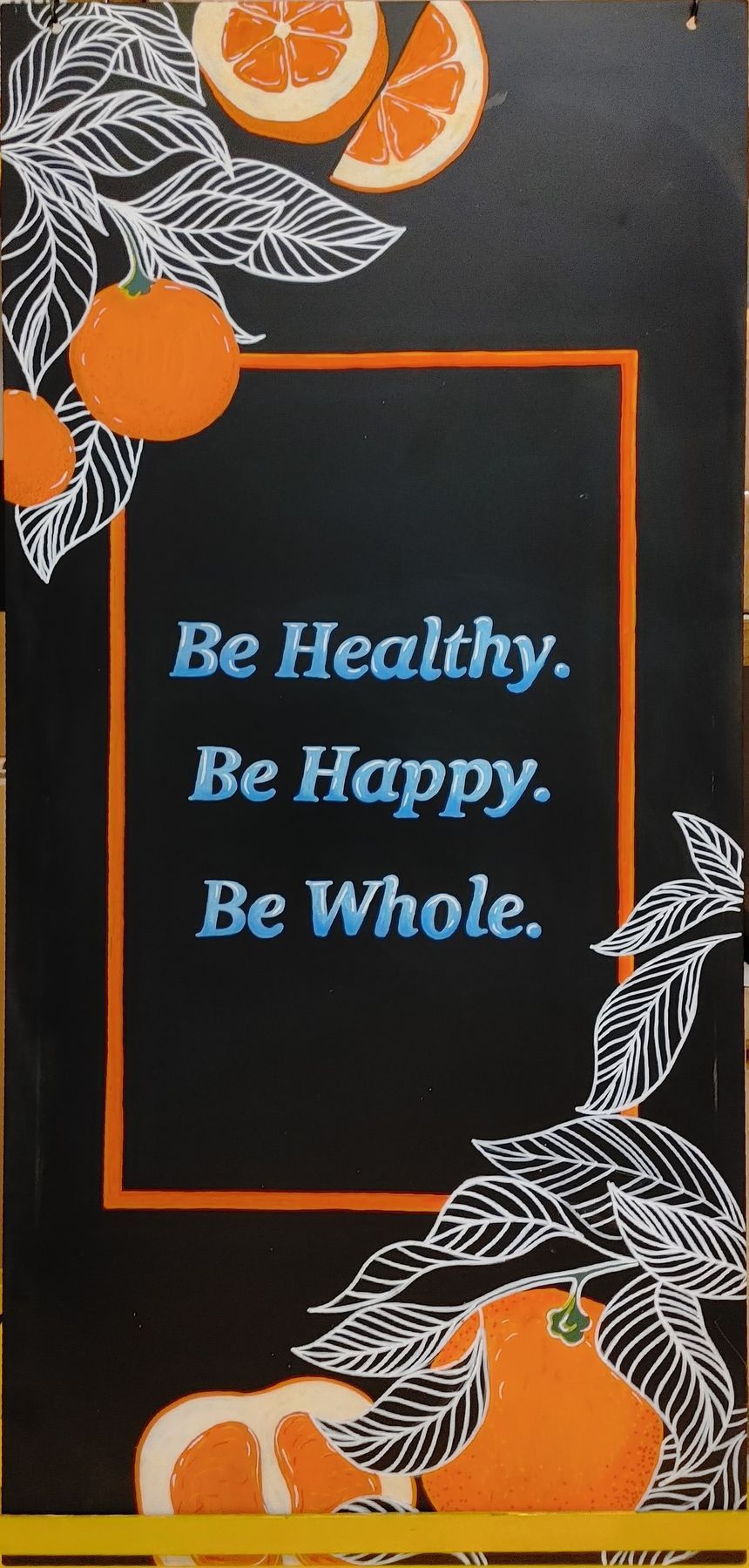 Hand-lettered chalkboard and retail signage