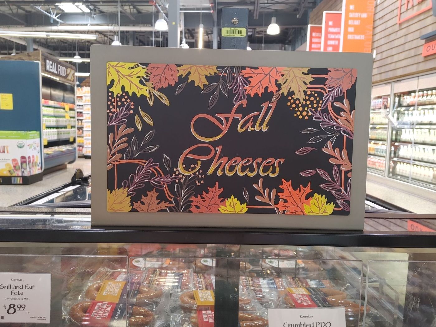 Hand-lettered chalkboard and retail signage