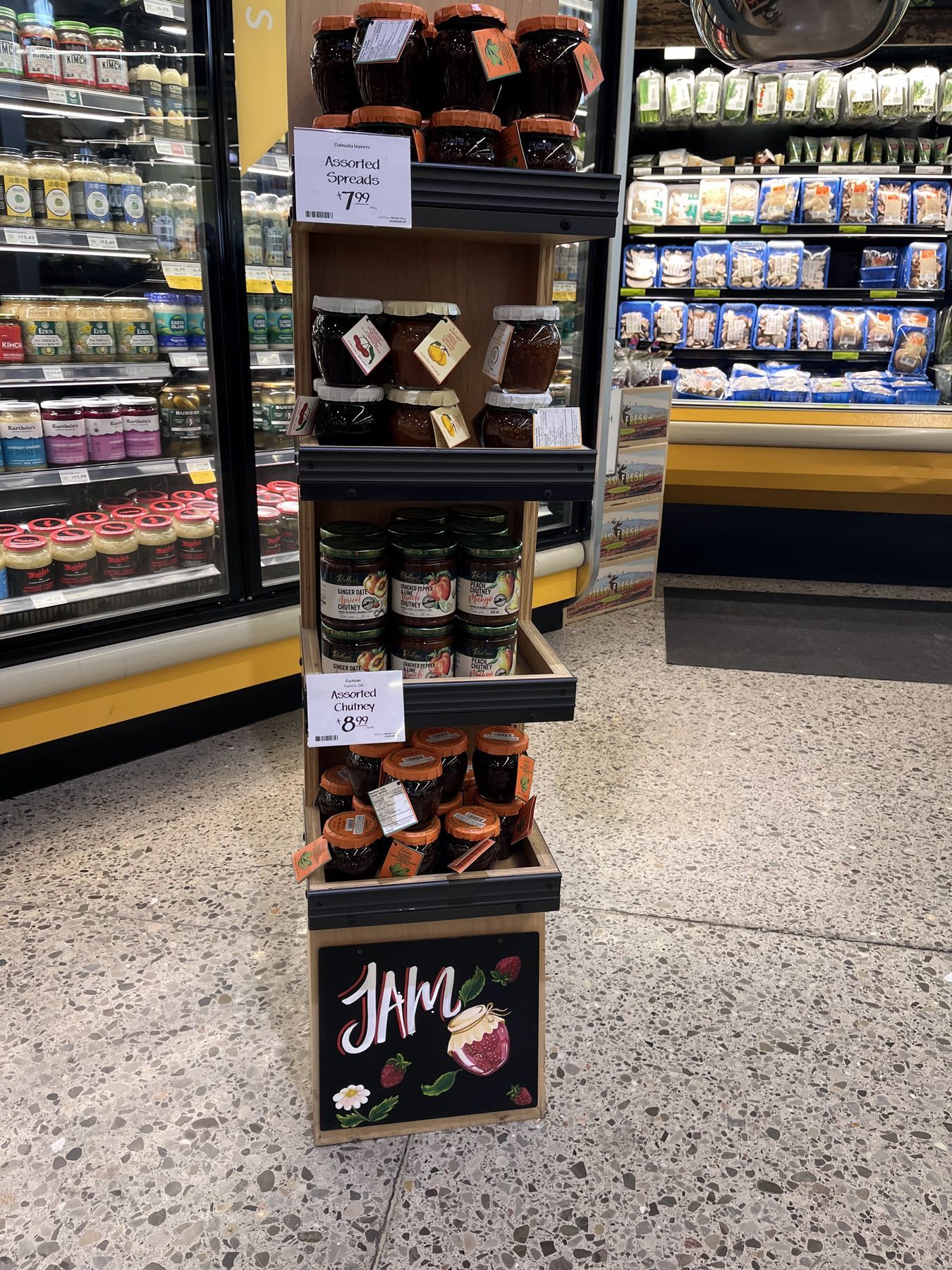 Hand-lettered chalkboard and retail signage